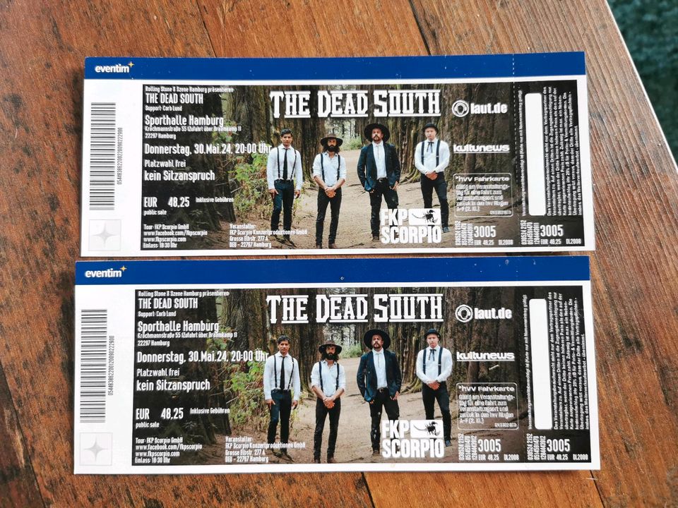 Tickets für the dead south in Kassel