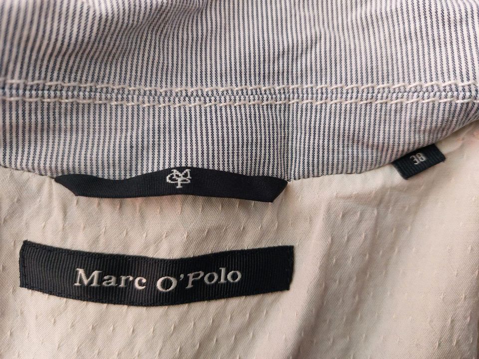 Marc O’Polo Jacke Blazer, Größe 38, blau-weiß gestreift, wie neu in Lübeck