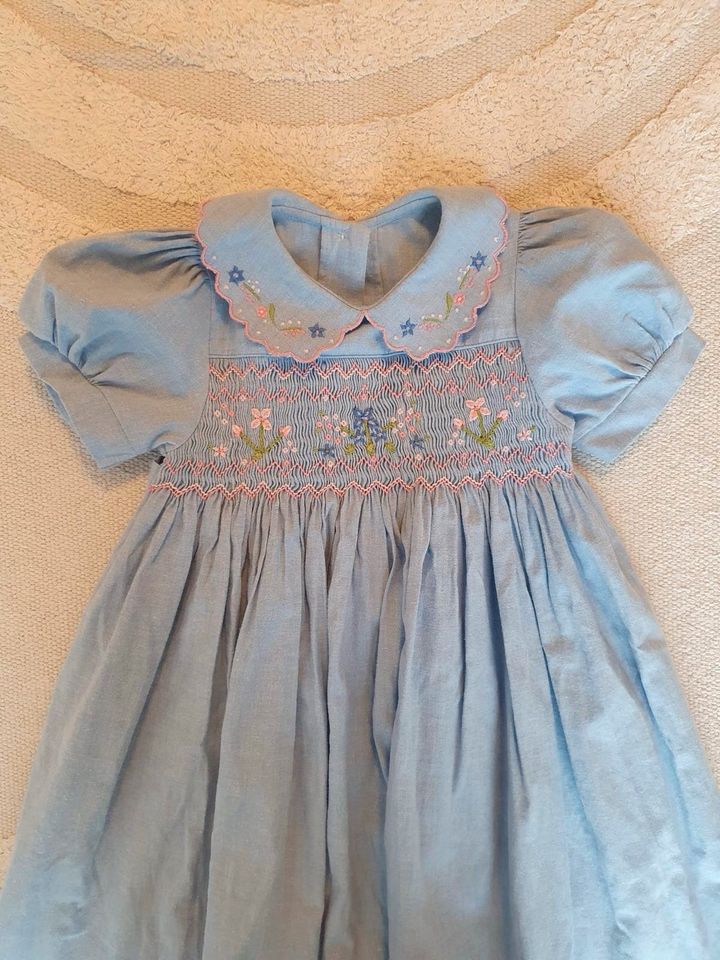 Kleid Chambraykleid blau, Größe 18-24 Monate, Marks and Spencer in Oberursel (Taunus)