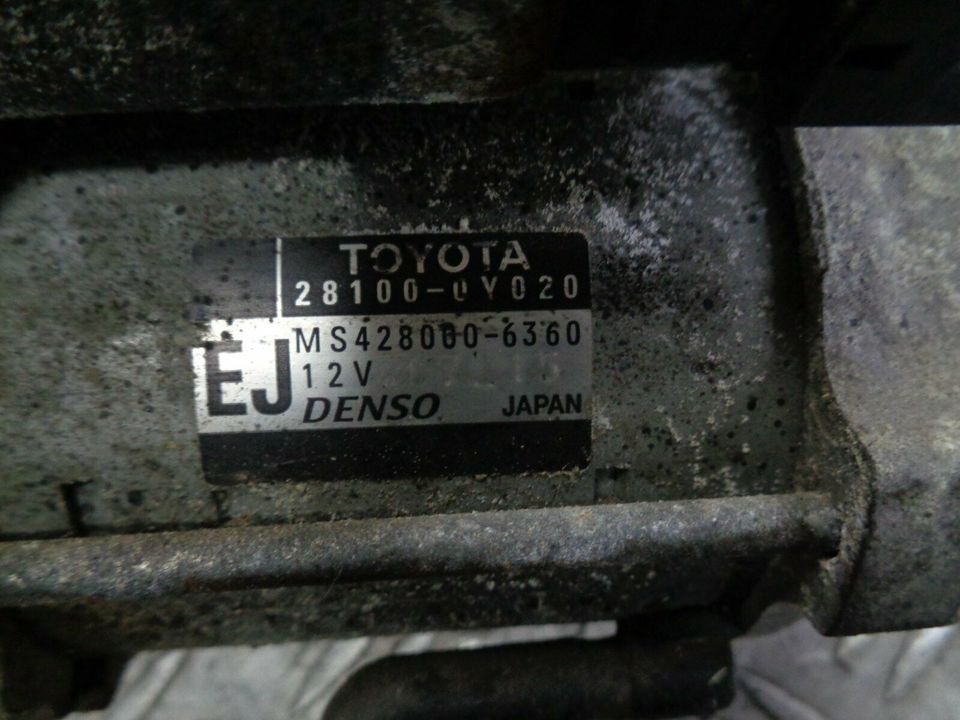 Toyota Auris 1,3 VVTi Anlasser Starter 74 KW 281000Y020 in Gelsenkirchen