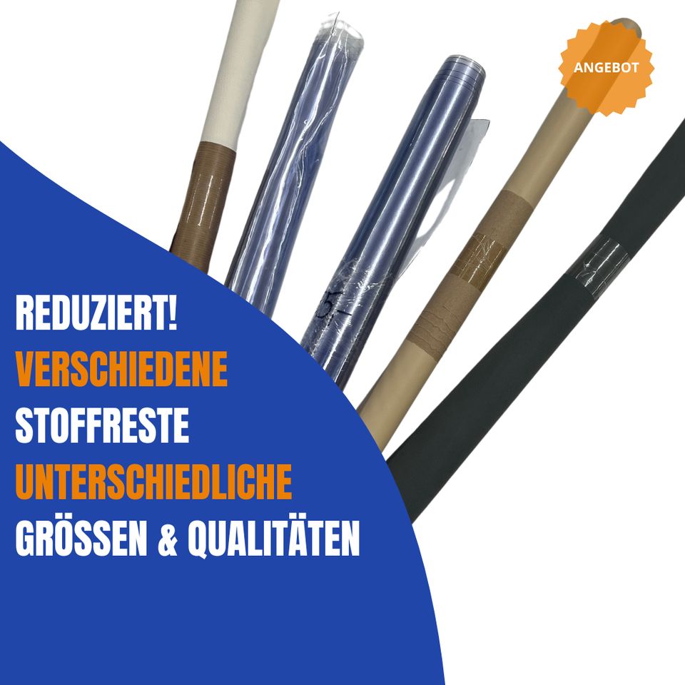 Stoff Reste Persenningstoff Planenstoff PVC Folie stark reduziert in Berlin