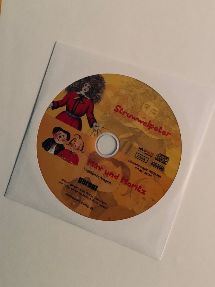 Wendebuch mit „Max und Moritz“ und „Struwwelpeter“ (inklusive CD) in Weimar