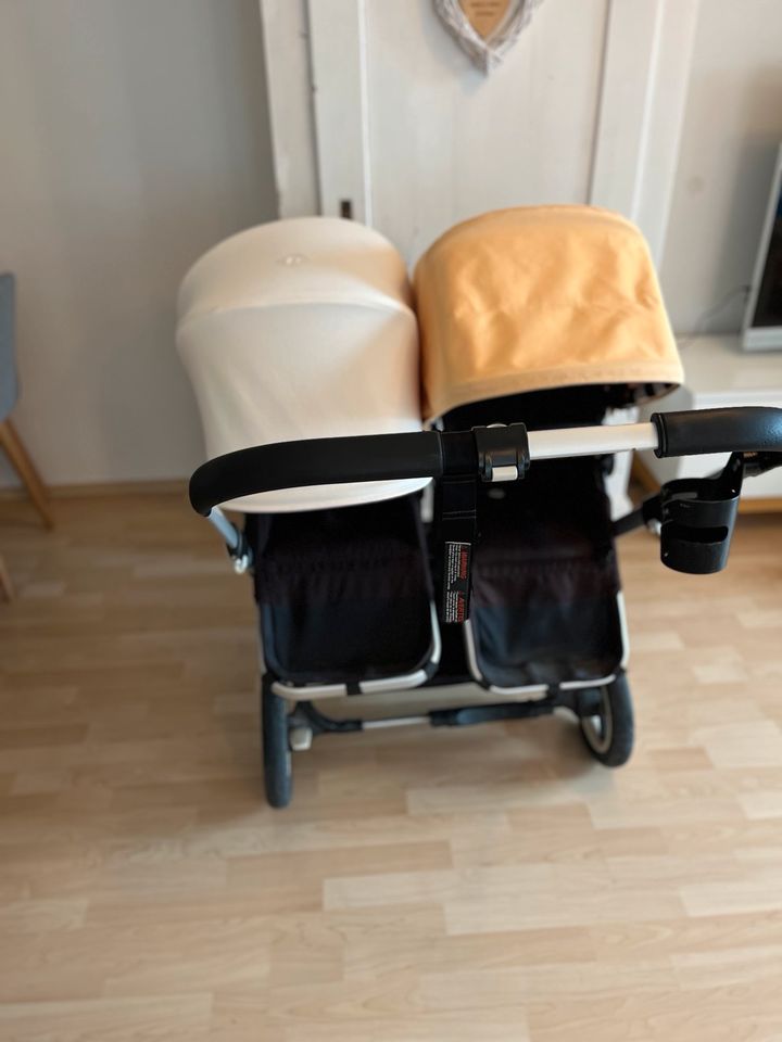 Bugaboo Donkey Geschwisterkinderwagen mit viel Zubehör in München