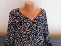 Tunika Shirt Longshirt Blümchen 48 50 neu mit Etikett blau rosa Hessen - Solms Vorschau