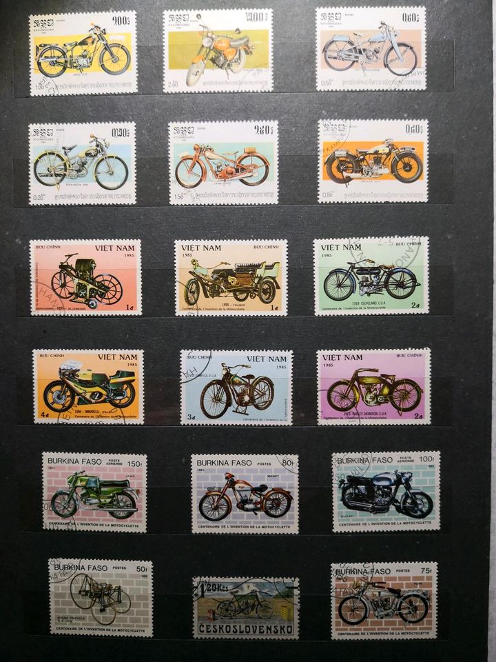 Briefmarken Sammlung Stamp collection (1/3) in Weikersheim