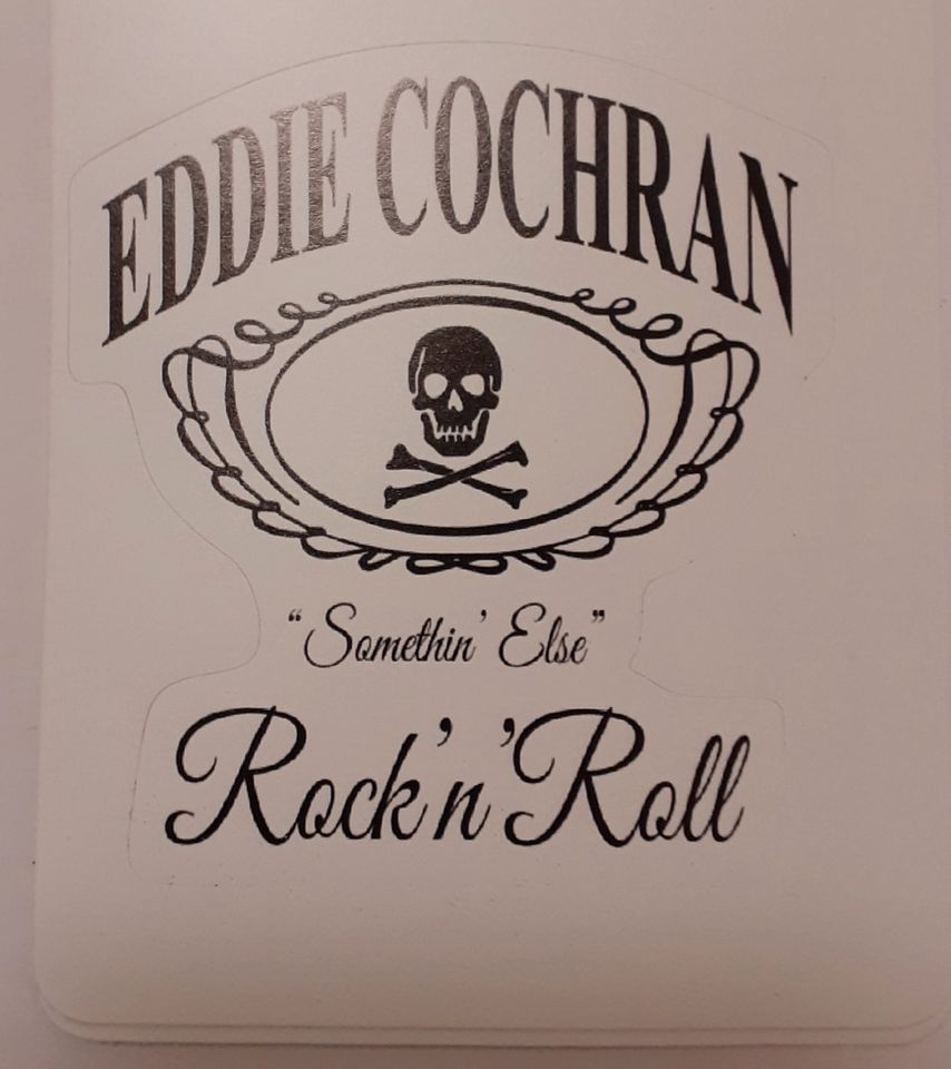 Aufkleber Eddie Cochran, Rock n Roll, Rockabilly in Hamburg