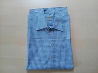 Kurzarmhemd, Hemd, Gr. 41, L, blau kariert Bremen - Huchting Vorschau
