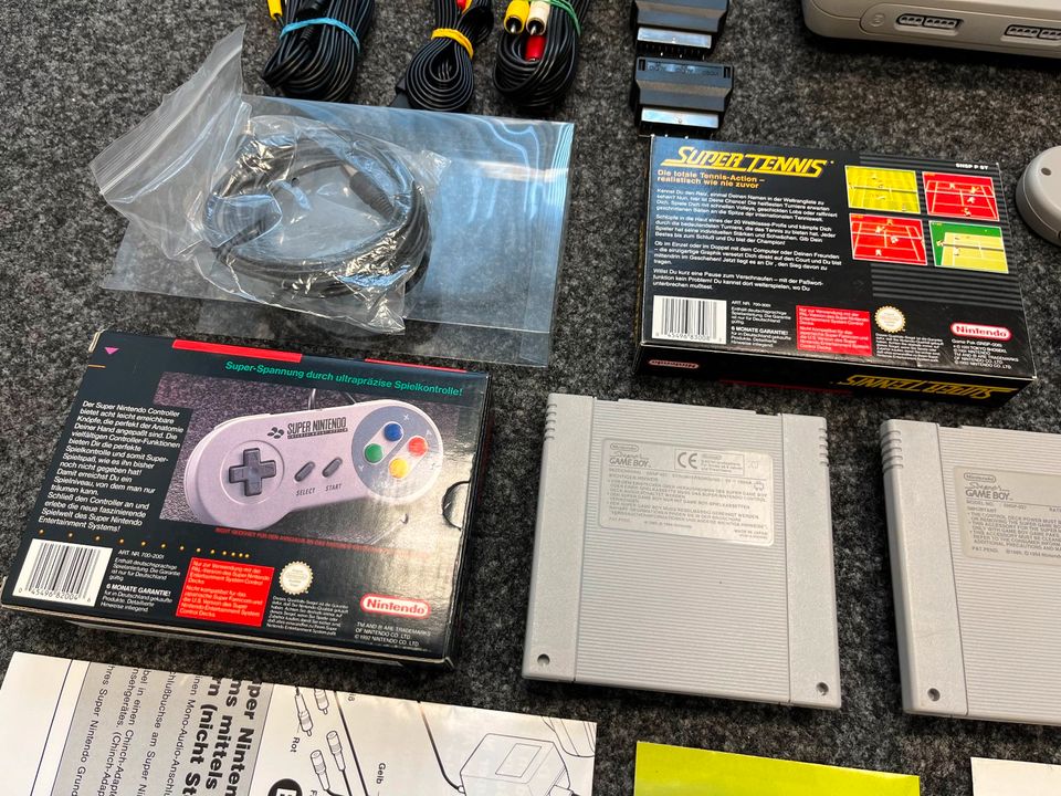 SNES Super Nintendo Sammlung Konvolut - Konsolen, Spiele, Zubehör in Schrobenhausen