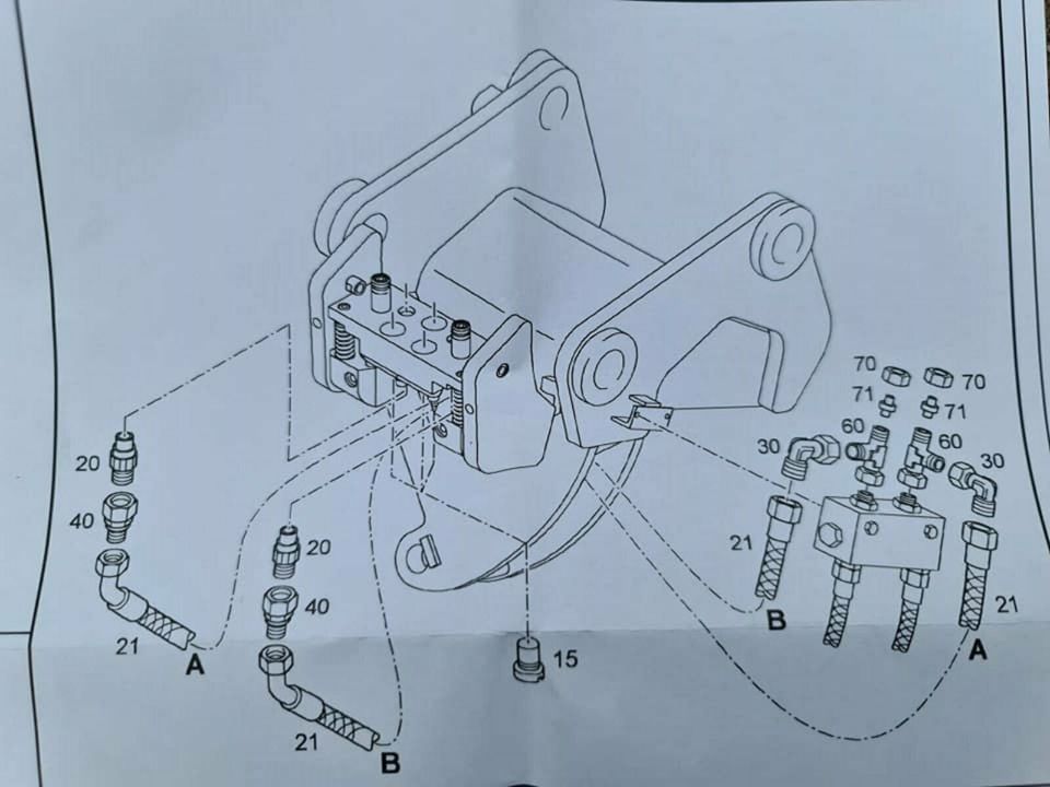 NEU Liebherr SW48 Likufix Grabenräumlöffel Bagger hydraulisch in Mönchengladbach