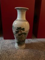 Original Chinesische Vase Gartenmotiv Landschaft handbemalt Harburg - Hamburg Neugraben Vorschau