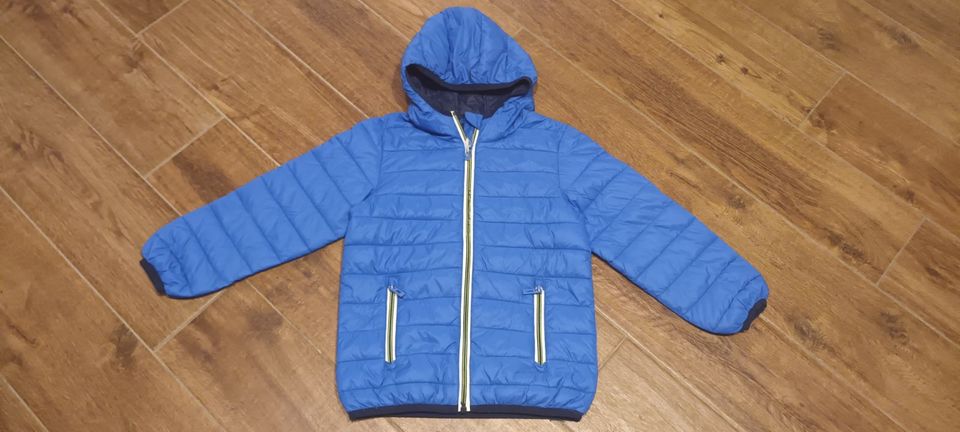 Leichte Steppjacke Wattejacke blau Gr. 110 in Schwerin