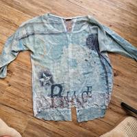 Shirt Tredy Spitze grün 38 Glitzer Strass Hessen - Oberzent Vorschau