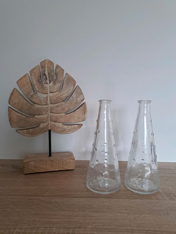 2x Vase aus Glas in Herrsching