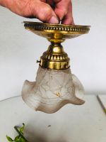 Antike Deckenleuchte Lampe Messing mit Glas Mecklenburg-Vorpommern - Greifswald Vorschau