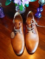 Bugatti Damen Halbschuh Leder braun cognac gold  NEU Schleswig-Holstein - Blunk Vorschau