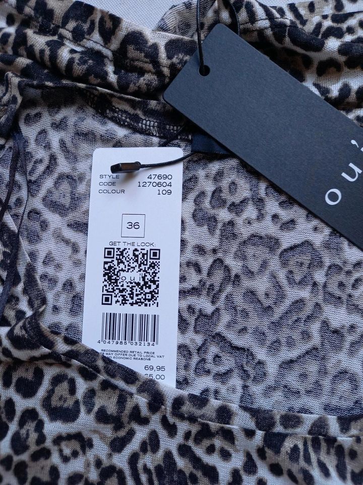 OUI * NEU * tolles Leoprint Shirt * Gr 36 in Bielefeld