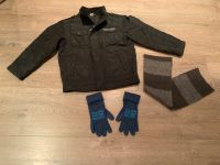 Tolle Jungen Kinder Jacke in Gr. 128 mit Schal und Handschuhe Rheinland-Pfalz - Dichtelbach Vorschau