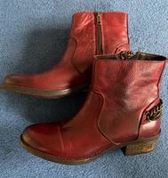 Dunkelrote Biker Stiefelette von MJUS Gr.38 Nordrhein-Westfalen - Wenden Vorschau