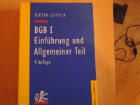 BGB I Einführung und Allgemeiner Teil Leipold 9.Auflage Bayern - Heroldsbach Vorschau