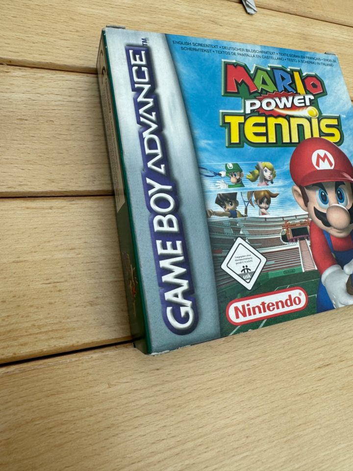Mario Power Tennis mit OVP, Anleitung (Game Boy Advance, GBA) in Hauzenberg