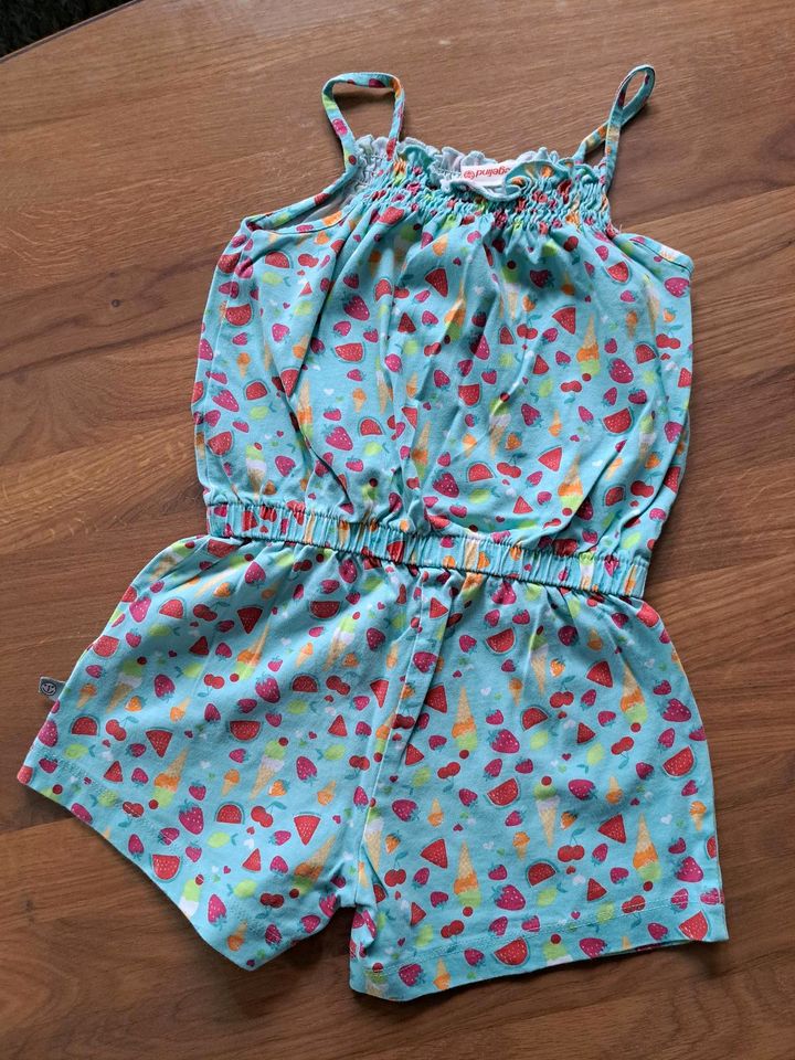 Jumpsuit Overall Türkis Obst liegelind Gr.98 Sommer in Niederzier