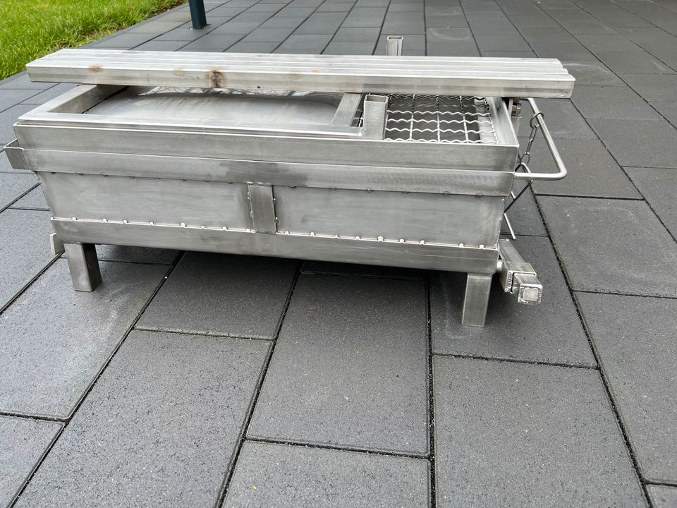 Mangal Grill aus 2 mm Edelstahl. in Twistetal