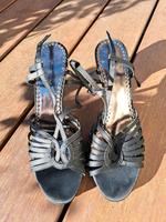 High Heels schwarz mit Riemchen, kaum getragen Bayern - Buchloe Vorschau