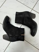 Lederboots Schuhe Nubuk Ancle Boots Stiefeletten schwarz Gr. 39 Hamburg - Harburg Vorschau