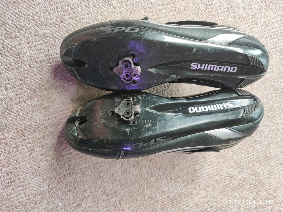 Shimano spd SHR063, Rennrad Schuhe, 47 in Oranienburg