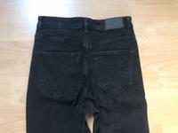 BERSHKA Jeans 36 38 S M schwarz High Waist Straight Long Burglesum - Lesum Vorschau