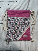 Beutel Blumen Muster pink lila Rucksack Bayern - Alzenau Vorschau