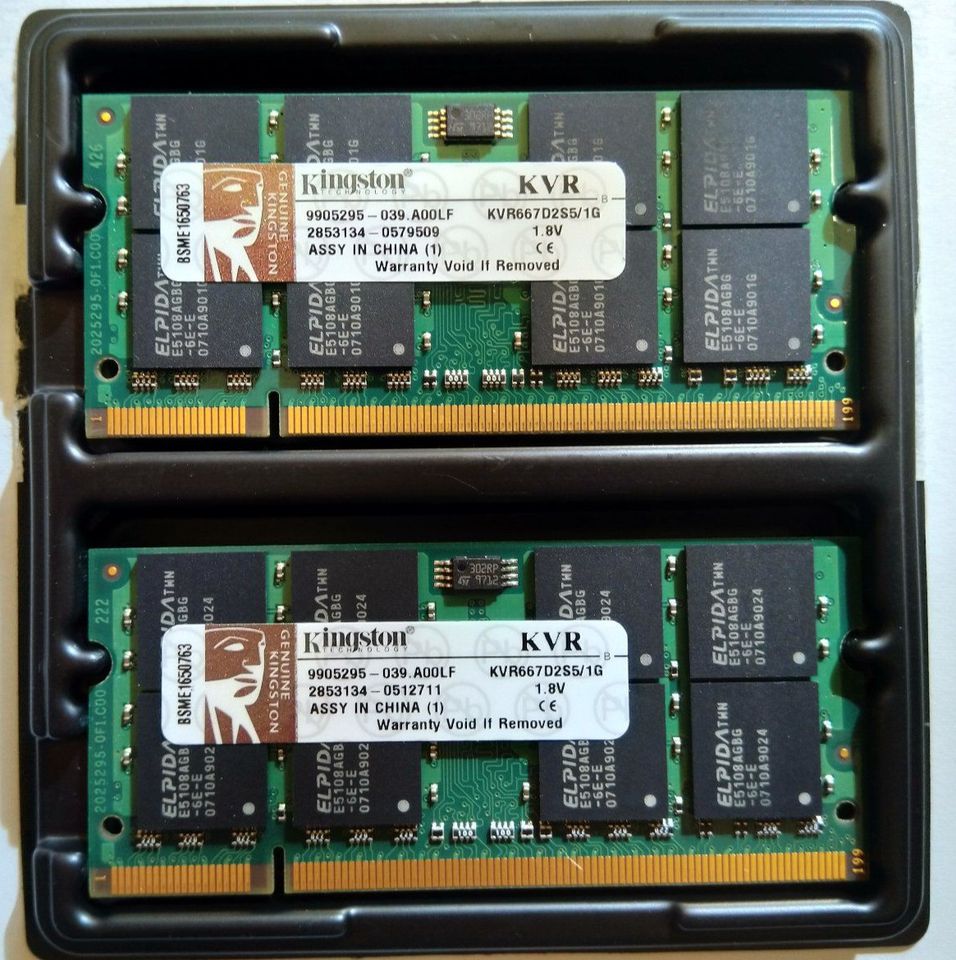 SO-DIMM DDR2 Kingston 2GB in Obersulm