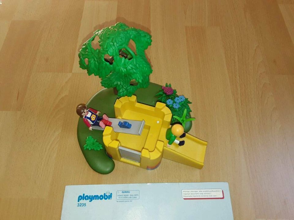 Playmobil 3235 Kinderspielburg Spielplatz Rutsche Wippe in Steinbach am Glan