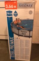 Bestway Frame Pool Steel Pro Max 366 x 76 cm mit Pumpe NEU!!! Niedersachsen - Wallenhorst Vorschau