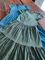 Vila | Kleid | Midi-Länge | grün & blau | Gr. M Bayern - Oberthulba Vorschau