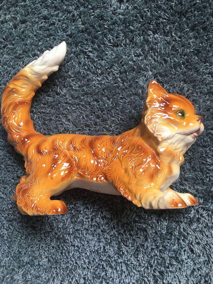 Porzellan Tier-Figur "Katze" Rusty von Goebel in Bingen