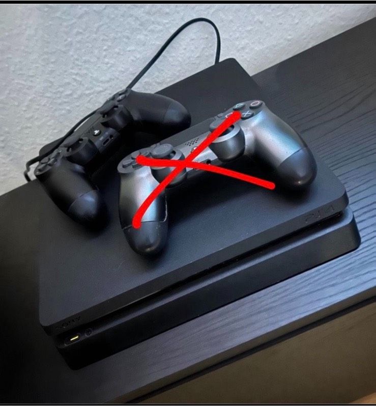 PlayStation 4 Slim 500 GB + 1x Controller und Netzwerkkabel in Berlin