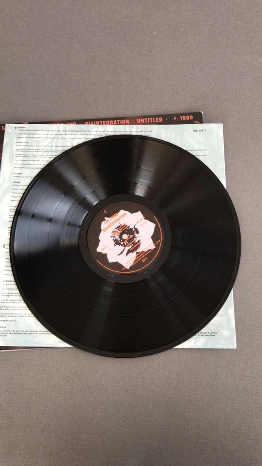 the cure- disintegration LP vinyl schallplatte in Stuttgart