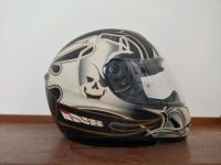 Motorradhelm schwarz-weiß XS 54cm Leipzig - Leipzig, Zentrum Vorschau