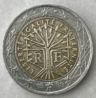 2 Euro Münze Frankreich Jahr 1999 , Selten Baden-Württemberg - Neuenburg am Rhein Vorschau