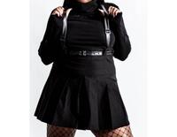 Killstar Mini Faltenrock - Shadows Suspender Schwarz PUNK ROCK Hannover - Mitte Vorschau