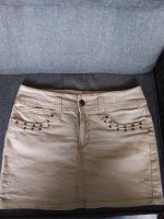 Jeans Mini Rock Gr.36 beige Niedersachsen - Edemissen Vorschau