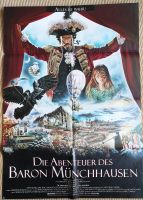 Original Filmplakat : "Die Abenteuer des Baron Münchhausen" Leipzig - Schleußig Vorschau