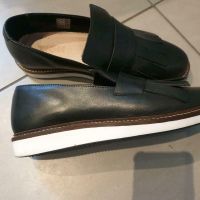 Loafer/Halbschuhe Plateau/ Slipper/ Leder schwarz, Gr. 39 Nordrhein-Westfalen - Langenfeld Vorschau