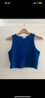 Kobalt blaues Neckholder Top Rippenstrick H&M NEU Berlin - Tempelhof Vorschau