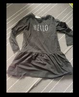 H&M Kleid Tunika für Mädchen, Schwarz, Aufdruck „Hello“, Gr. 104 Saarland - St. Ingbert Vorschau