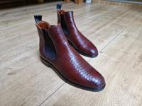 WIE NEU: Ausgefallene Leder-Stiefeletten von Marc O’Polo Rheinland-Pfalz - Bodenheim Vorschau
