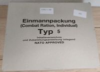 Bundeswehr EPA Typ 5 Einmannpackung neu Bayern - Pressath Vorschau