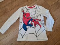 Marvel Spidermann Shirt Longsleeve weiss Gr.110/116 Sachsen - Neumark Vorschau