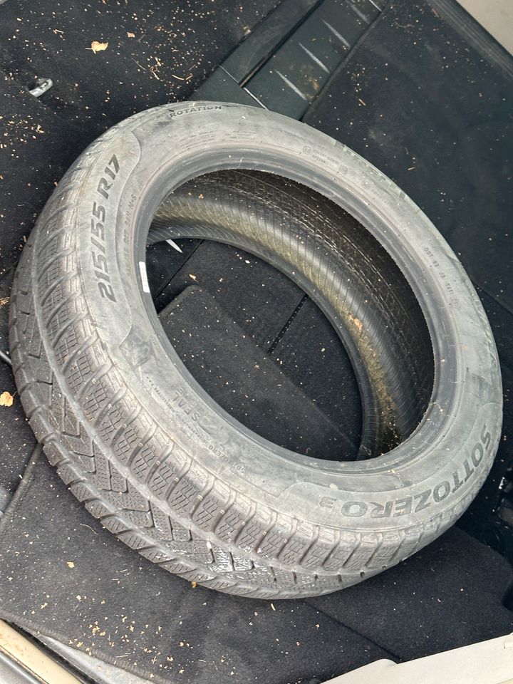 215 55 17 Pirelli Sottozero Winterreifen in Mannheim